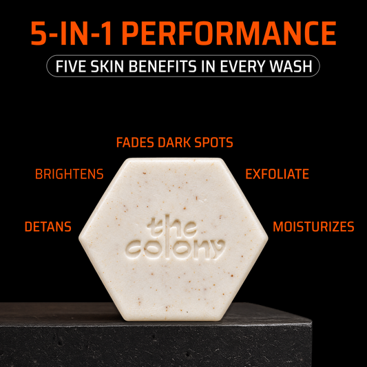 5-IN-1 Detan Brightening Bar for Men (Pack of 3 + 3 Free)