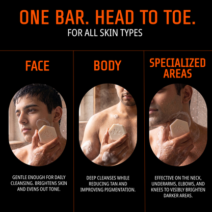 5-IN-1 Detan Brightening Bar for Men