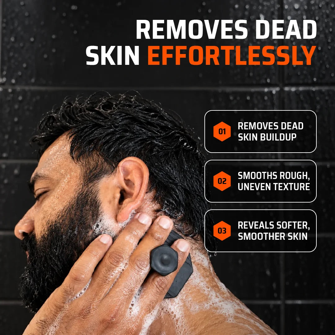 5-in-1 Face + Body Scrubber for Men